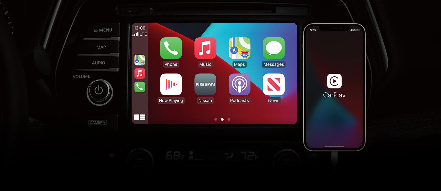 2022 Nissan Maxima touch screen with carplay connected apps | Mitchell Nissan in Enterprise AL