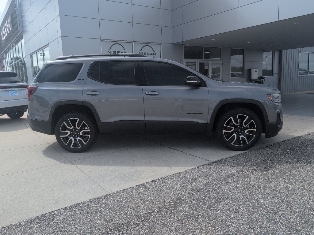 Used 2021 GMC Acadia SLE with VIN 1GKKNKLA7MZ145312 for sale in Enterprise, AL