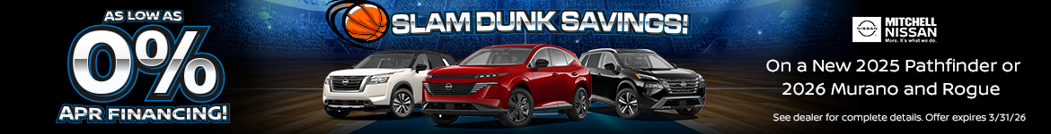 2025 Pathfinder, 2026 Murano & Rogue