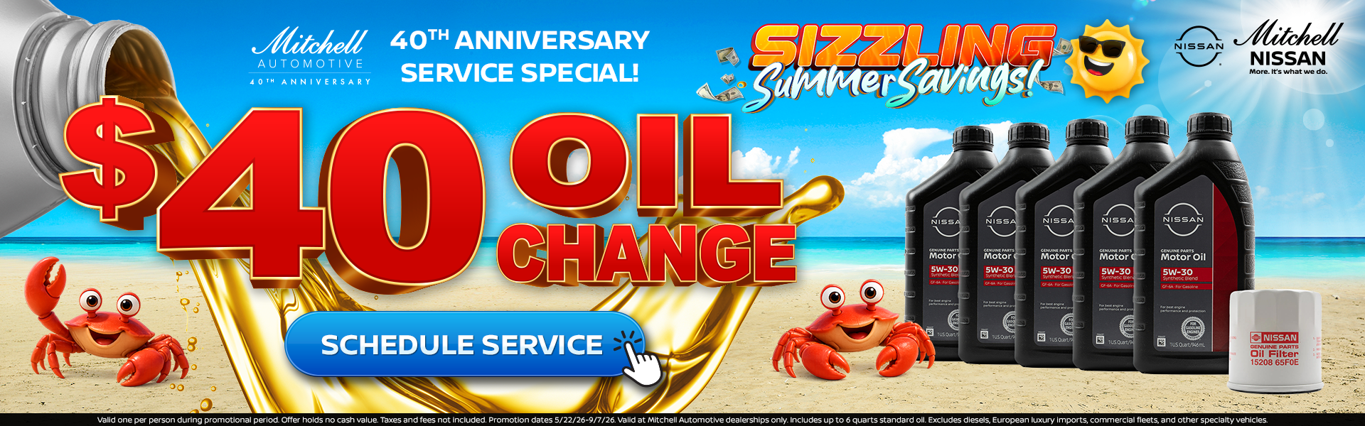 40 oil change