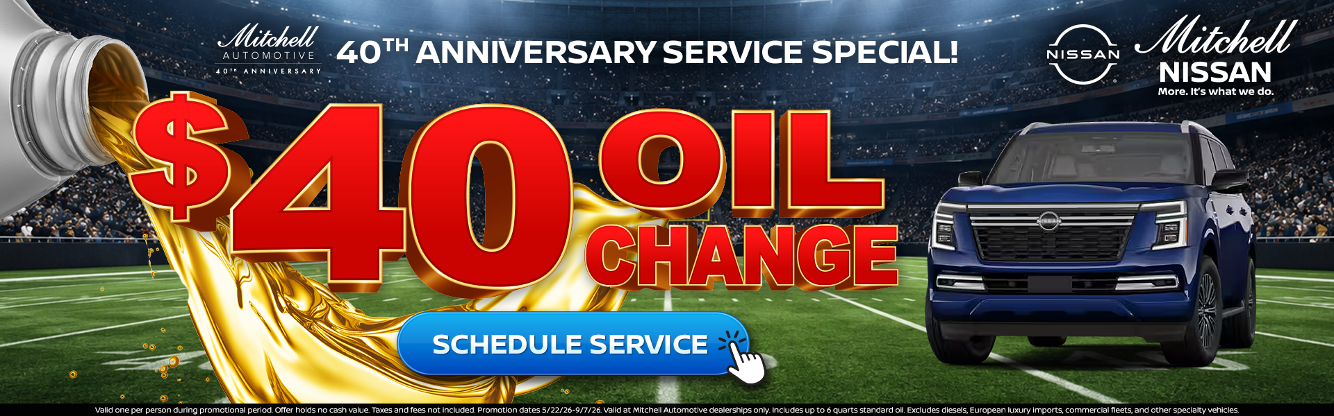 40 oil change